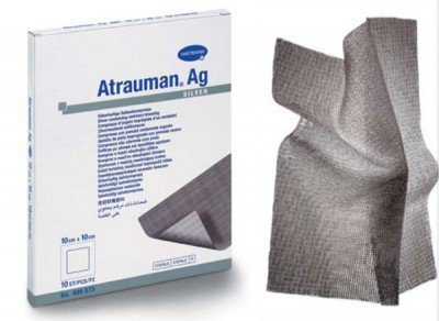 Atrauman cu AG 1 buc / 10 cm x 10 cm