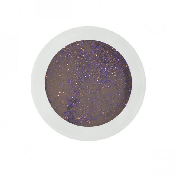 Pudră acrilică Dark brown glitter 10g (041)